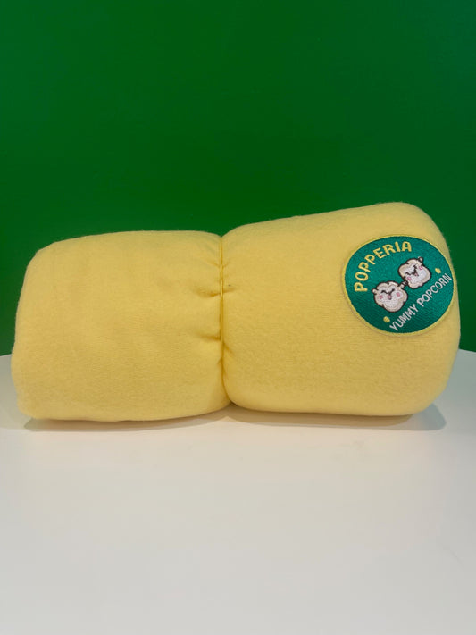 Blanket with Popperia Logo - yellow