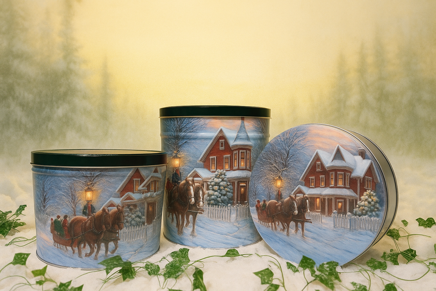Dashing Through the Snow Holiday Tin