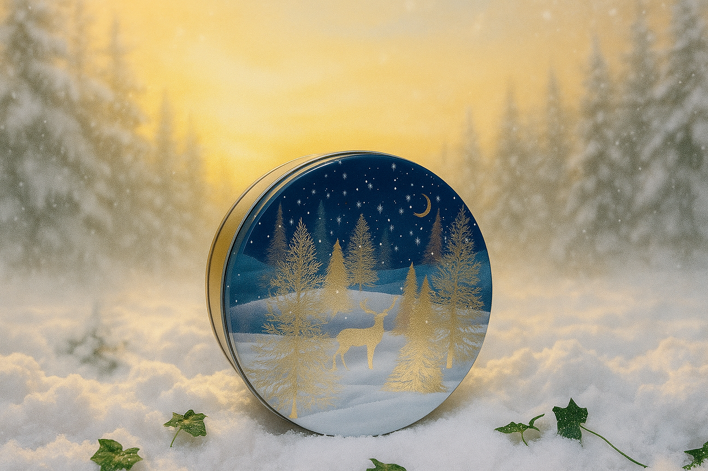 Gilded Forest Holiday Tin
