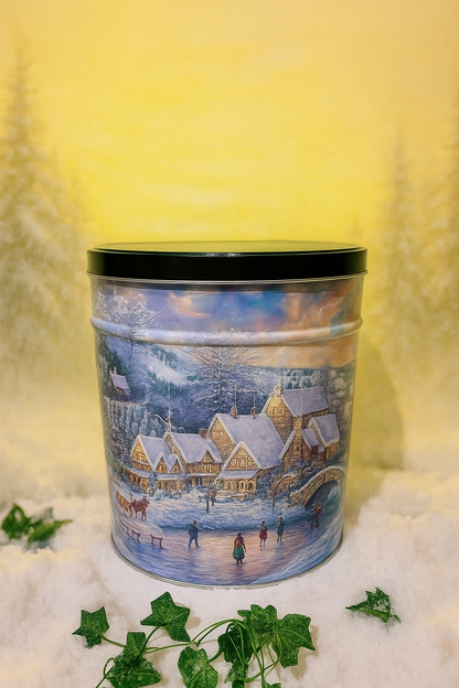 Christmas at Lamplight Village Holiday Tin