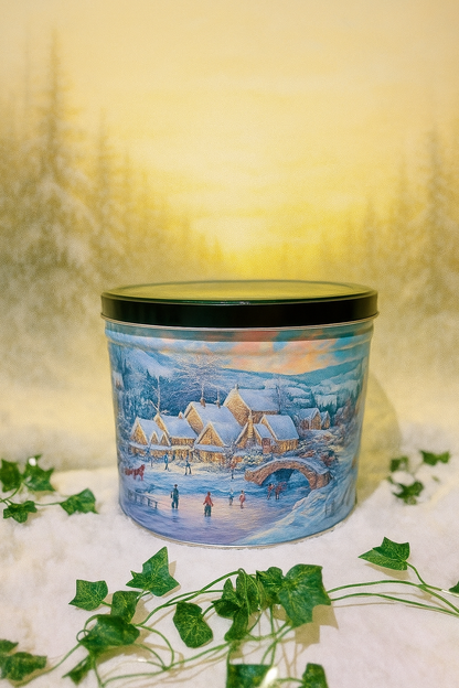 Christmas at Lamplight Village Holiday Tin